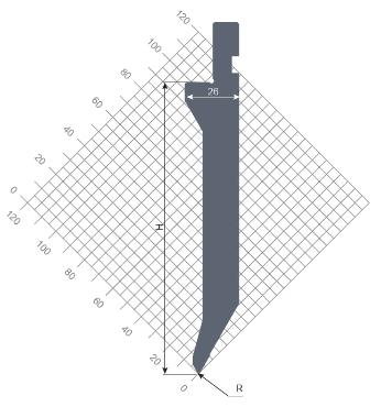 пуансон STP 135 60 R0.8